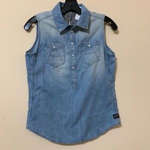 G-Star Raw Sleeveless Denim Shirt